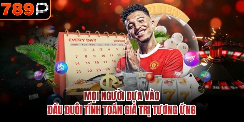 Mọi người dựa vào đầu đuôi tính toán giá trị tương ứng